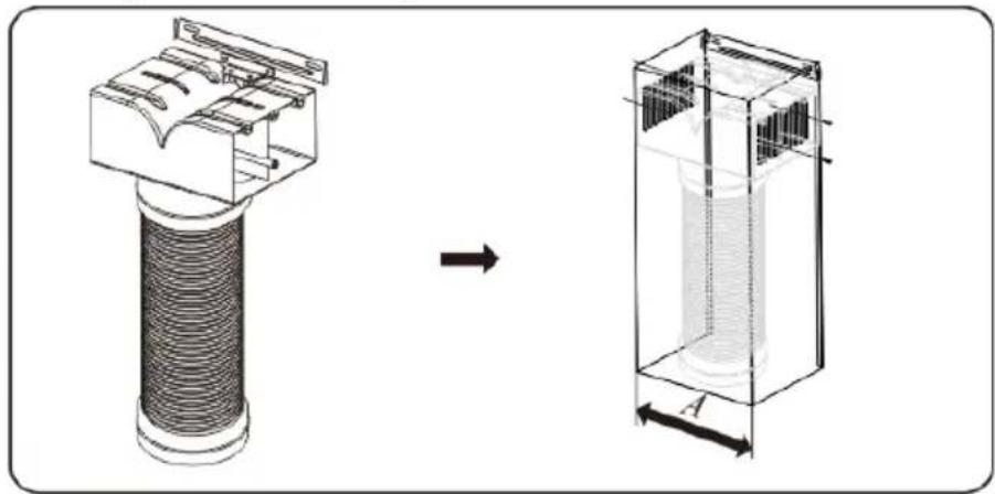 Klarstein SmartEdge - Installation mit Luftauslass - 2