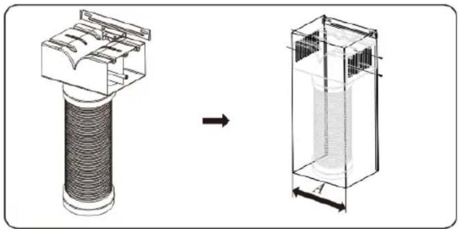 Klarstein SmartEdge - Air outlet installation method - 2