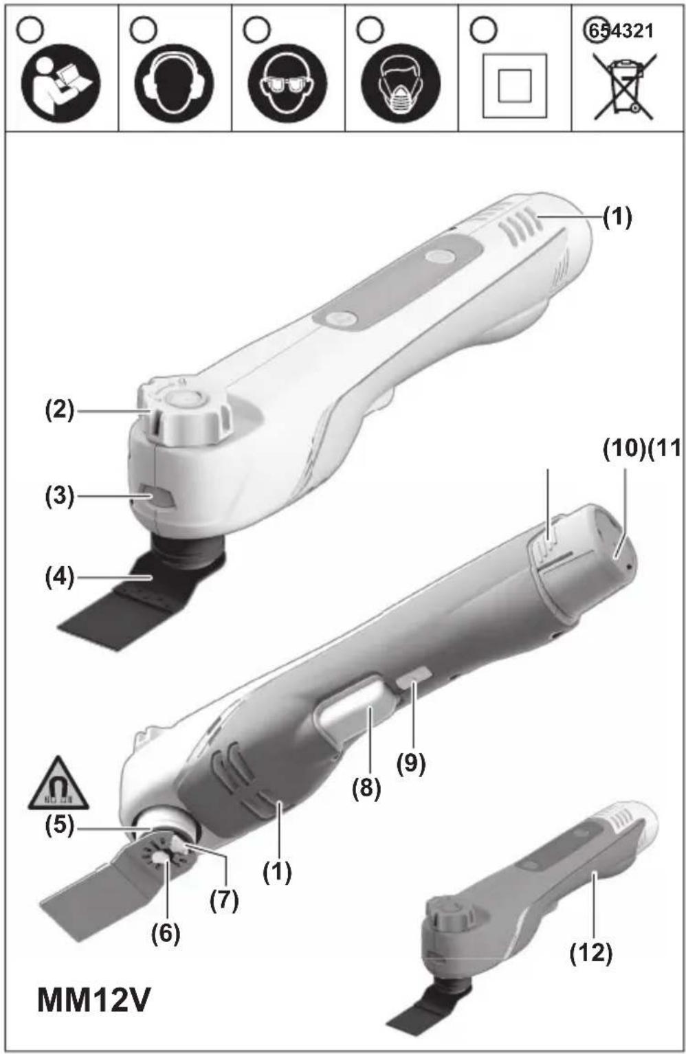 DREMEL Multi-Tool MM12V - 1