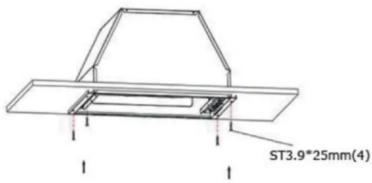 AIRLUX AHG560WH - Fixation sous un MEUBLE - 2