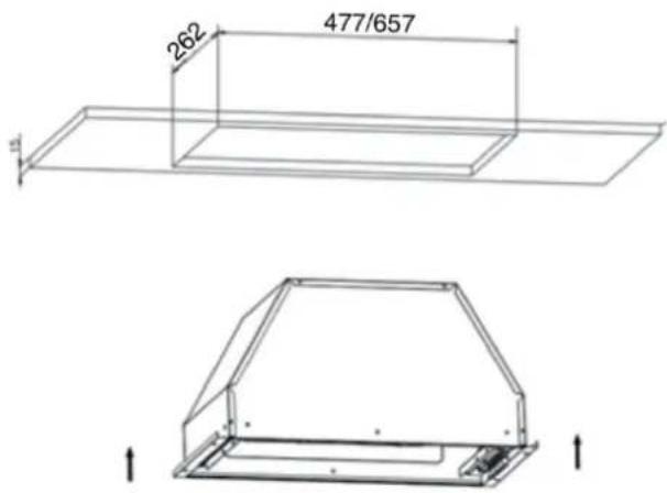 AIRLUX AHG560WH - Fitting under wall unit - 1