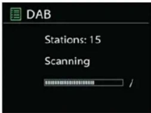 Majority Homerton Hi-Fi - Scanning for DAB/DAB+ radio stations - 2
