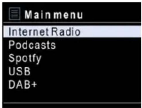 Majority Homerton Hi-Fi - HAUPTMENÜ - 1