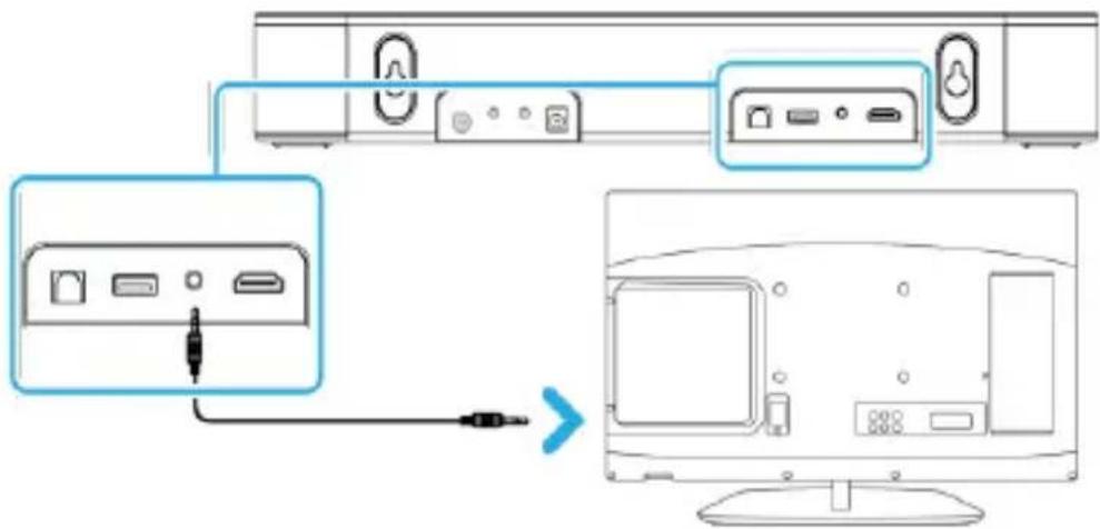 Majority Bowfell Halo Dolby - Cambiare la modalità della soundbar in AUX - 1