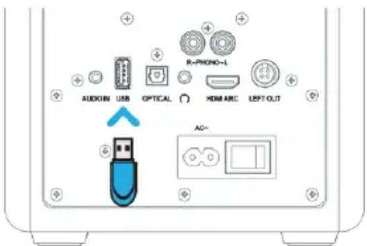 Majority D100X - USB-Wiedergabeanschluss - 1