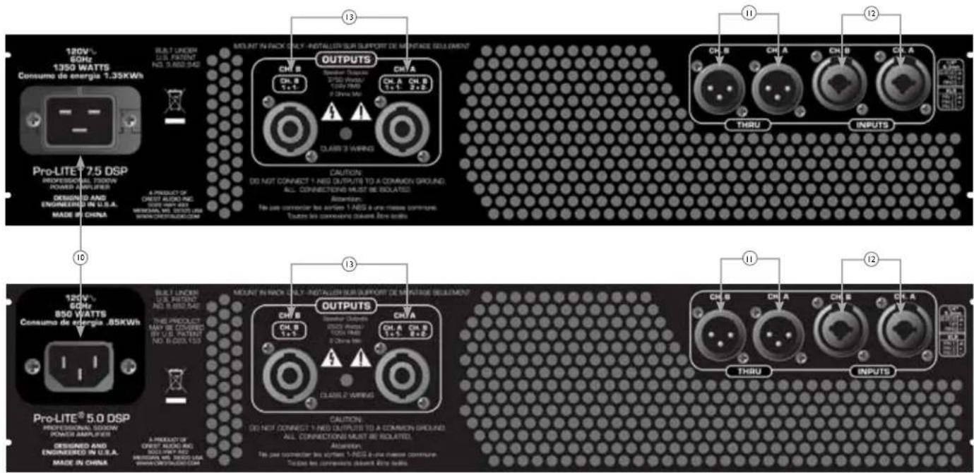 CREST AUDIO Pro-LITE 5.0 DSP - Paneltrasero - 1
