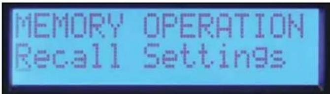 CREST AUDIO Pro-LITE 5.0 DSP - Richiamareuna pre-impostazione - 1