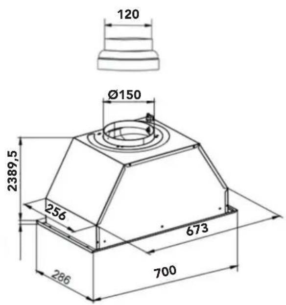 AIRLUX AHG560SI - DIMENSIONS - 2