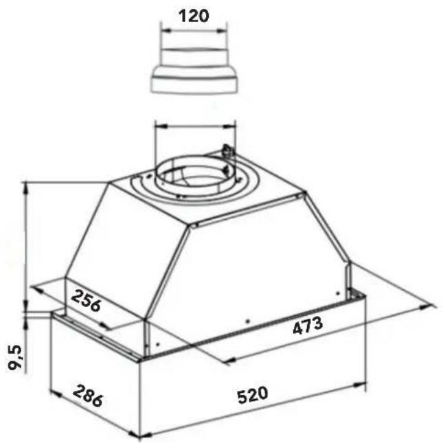 AIRLUX AHG560SI - DIMENSIONS - 1