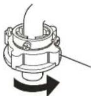BOSCH WOE80AH0IN - Connect the Inlet Hose Connector to the Tap - 5