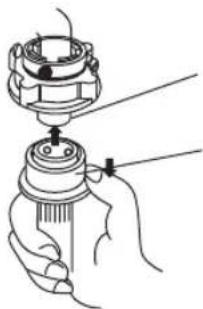 BOSCH WOE80AH0IN - Connect the Inlet Hose Connector to the Inlet Hose - 1