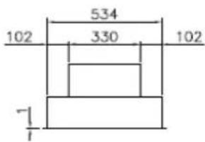 EICO Ceiling Stripe 120 W SM - CEILING STRIPE 75/45 - 19