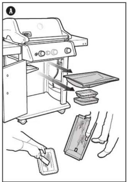 WEBER Spirit SX-315 - Clean the Cooking Grate - 1