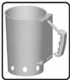 Napoleon NK22K-LEG-2 - Procedimientos de seguridad durante el funcionamiento del encendedor de carbón ADVERTENCIA! - 1