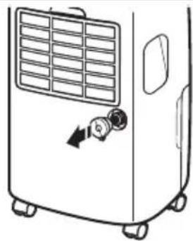 WHIRLPOOL WHAD50PDW - Enlever le bouchon du raccord de tuyau de vidange - 1