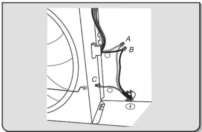WHIRLPOOL UXT4236ADB - Raccordement du circuit d'évacuation - 1