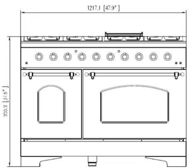 Forno FFSGS6113-48BLK - FFSGS6113-48BLK - 1