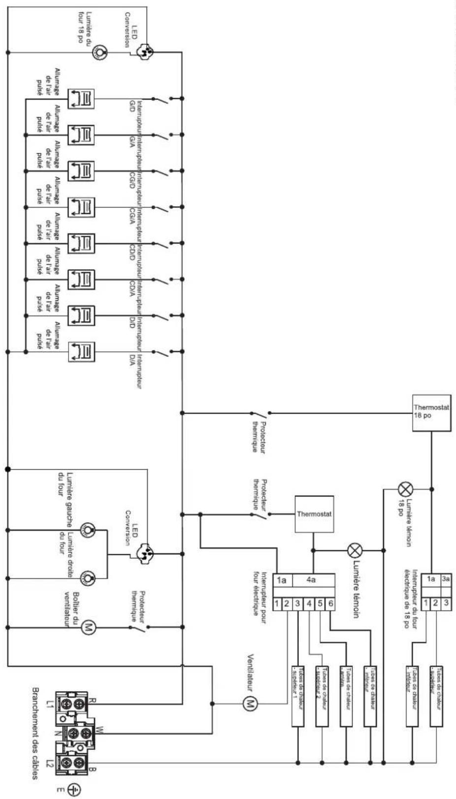 Forno FFSGS6356-48WHT - Diagrammes de câblage - 3