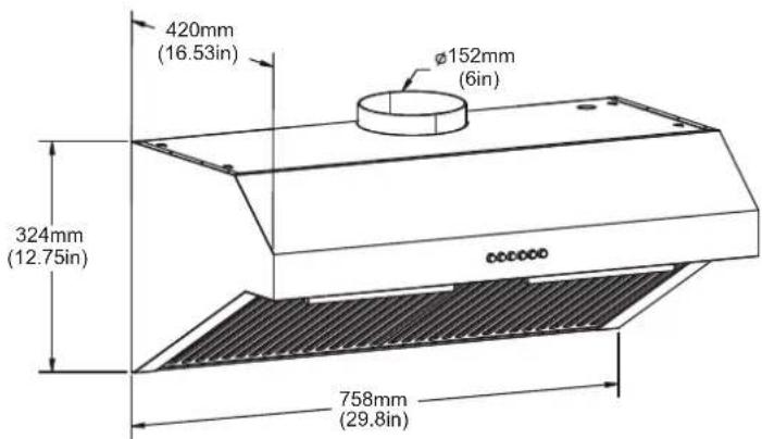Forno FRHUC525530WHT - CAMPANA EXTRACTORA - 3