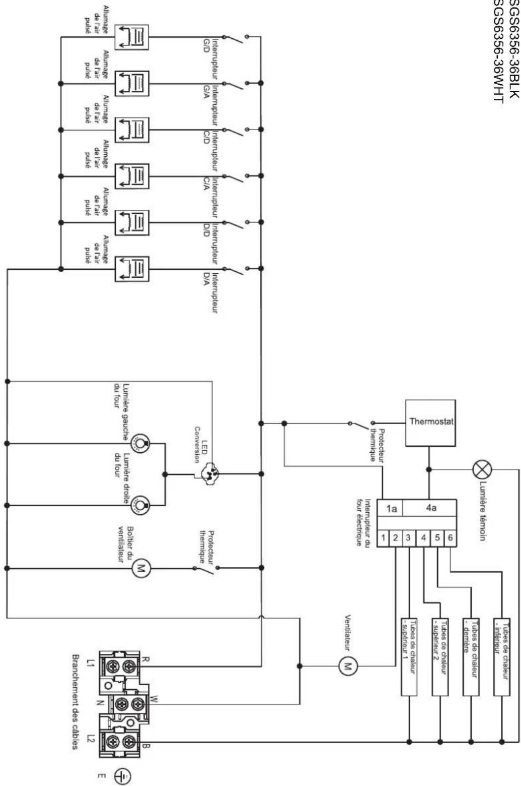 Forno FFSGS635636BLK - Diagrammes de câblage - 2