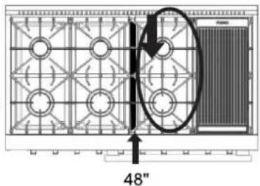 Forno FFSGS635630BLK - Grilles des brûleurs - 1