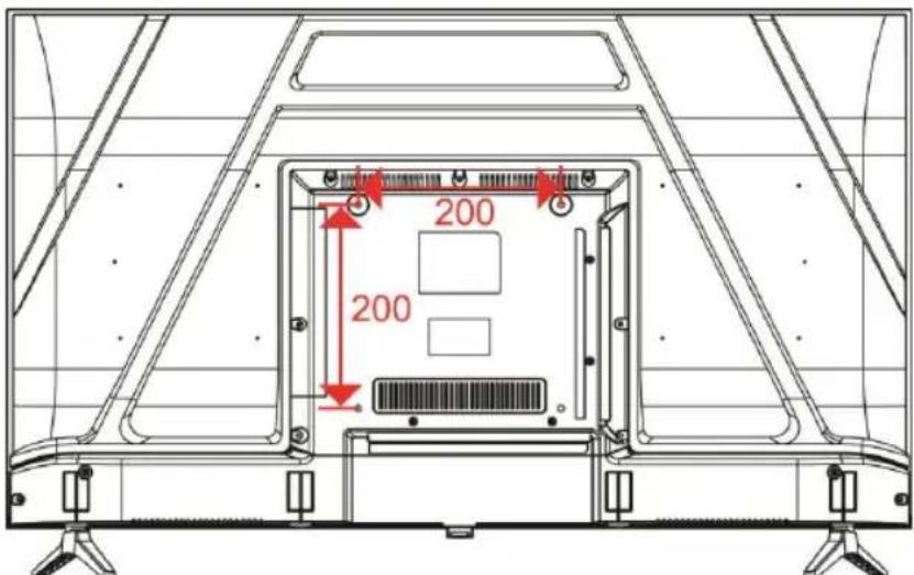 EDENWOOD ED40A00FHD-RE - Wall Mounting Instructions - 1