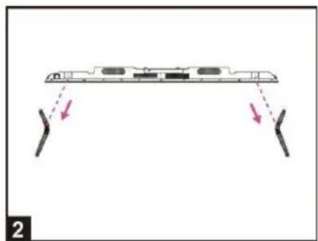 EDENWOOD ED40A00FHD-RE - Installing the Stands - 5