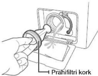 SAMSUNG WF1600NHW/YLE - PESUMASINA VÄLISPINNA PUHASTAMINE - 7