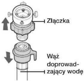 SAMSUNG WF1600NHW/YLE - Podłączanie węża doprowadzającego wodę (Wybrane modele) - 1