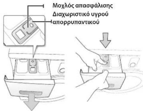 SAMSUNG WF1600NHW/YLE - ΚΑΘΑΡΙΣΜΟΣ ΤΟΥ ΣΥΡΤΑΡΙΟΥ ΚΑΙ ΤΩΝ ΘΗΚΩΝ ΤΟΥ ΑΠΟΡΡΥΠΑΝΤΙΚΟΥ - 1