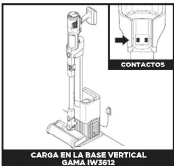 SHARK Detect Pro IW3612EU - CARGA MIENTRAS ESTÁ EN MODO DE ALMACENAMIENTO - 1