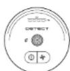 SHARK Detect Pro IW3612EU - - Alla LED-lamporna, med undantag av BOOST och DETECT, blinkar (bild E): Kommunikation. - 5
