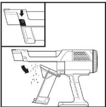 SHARK Detect Pro IW3612EU - TÖMMA DEN HANDHÅLLNA DAMMSUGARENS DAMMBEHÅLLARE - 1