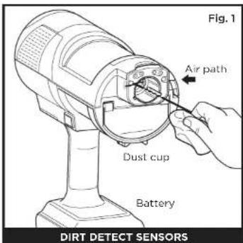 SHARK Detect Pro IW3612EU - CLEANING THE SENSORS - 1