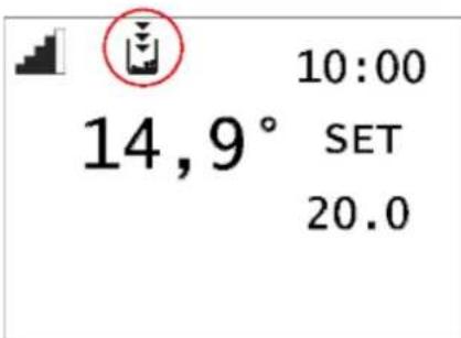 EDILKAMIN LIBRA 11+ BACK INT - Témoin de réserve de pellets (si le capteur est présent) - 1