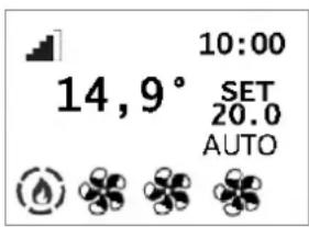EDILKAMIN LIBRA 11+ BACK INT - SET T° AMBIANTE ZONES 2 ET 3 CANALISÉES - 1