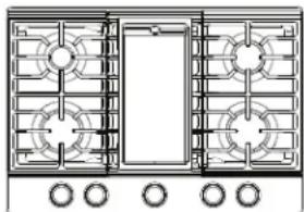 KITCHENAID KCGK536 - Plaque à frire(modèlesavecbouton àtémoin) - 1