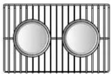 SKS SKSSV3011MT - Position de la grille unique - 1