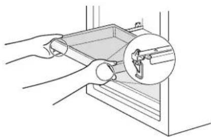 SKS SKSCF2401P - Extracción del soporte del cajón - 1