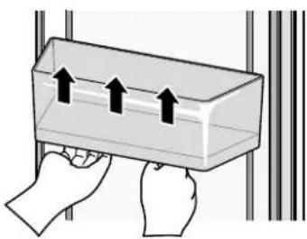 SKS SKSCF2401P - Despendiendo/ensamblando los contenedores de las puertas - 1