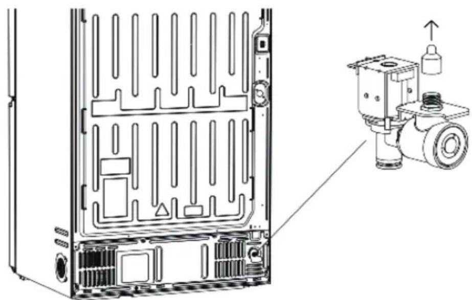 HAIER HFW99F19ESSB - Water connection - 3
