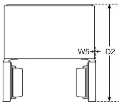 HAIER HFW99F19ESSB - Space recommendation - 2