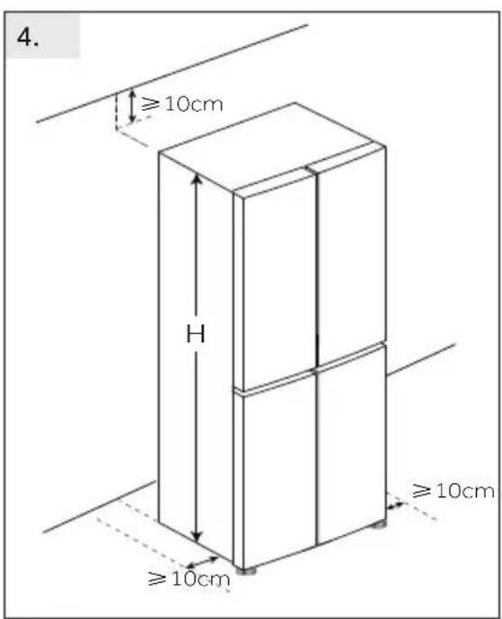 HAIER HFW99F19ESSB - Platzbedarf - 4