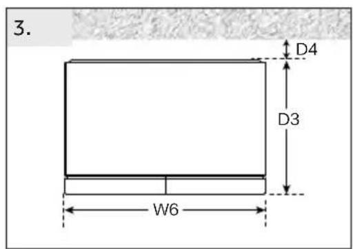 HAIER HFW99F19ESSB - Σύσταση για τον χώρο - 3