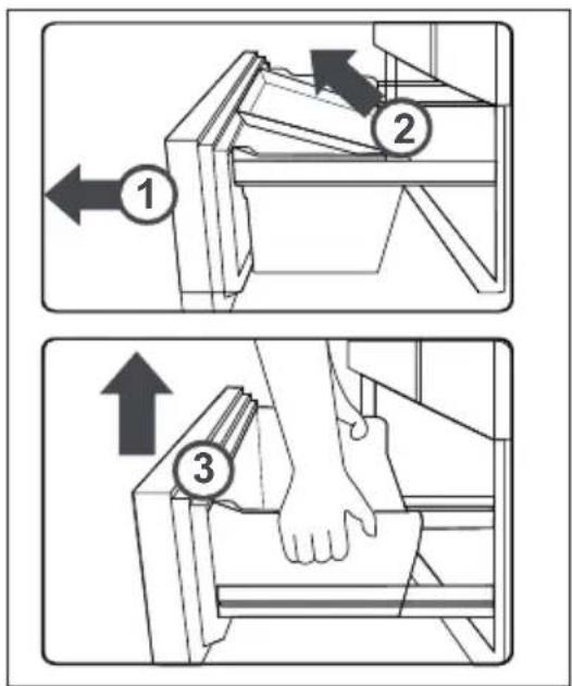 HAIER HFW99F19ESSB - Removable lower freezer drawer - 1