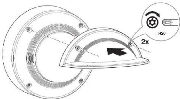 Hanwha Vision XND-A9085RV - [Utilisation du bouchon d'étanchéité] - 2