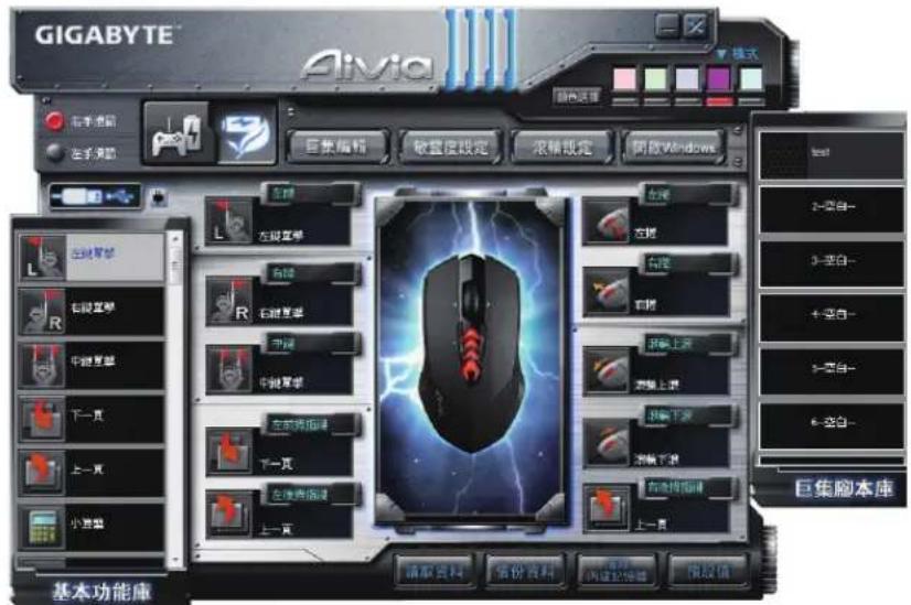 GIGABYTE Aivia M8600 V2 - 按鍵配置 - 1