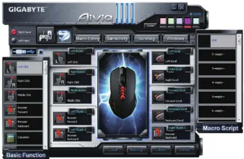 GIGABYTE Aivia M8600 V2 - Button Assignment - 1