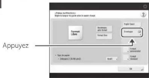 Sélectionnez l'orientation et le type des enveloppes. Appara 2 pour mitochondrera. Clayado 2 plennation • font size Potentiel Anchor