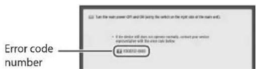 CANON imageRUNNER ADVANCE C7570i II - If the message does not disappear, follow the procedure below to contact the service representative. - 1